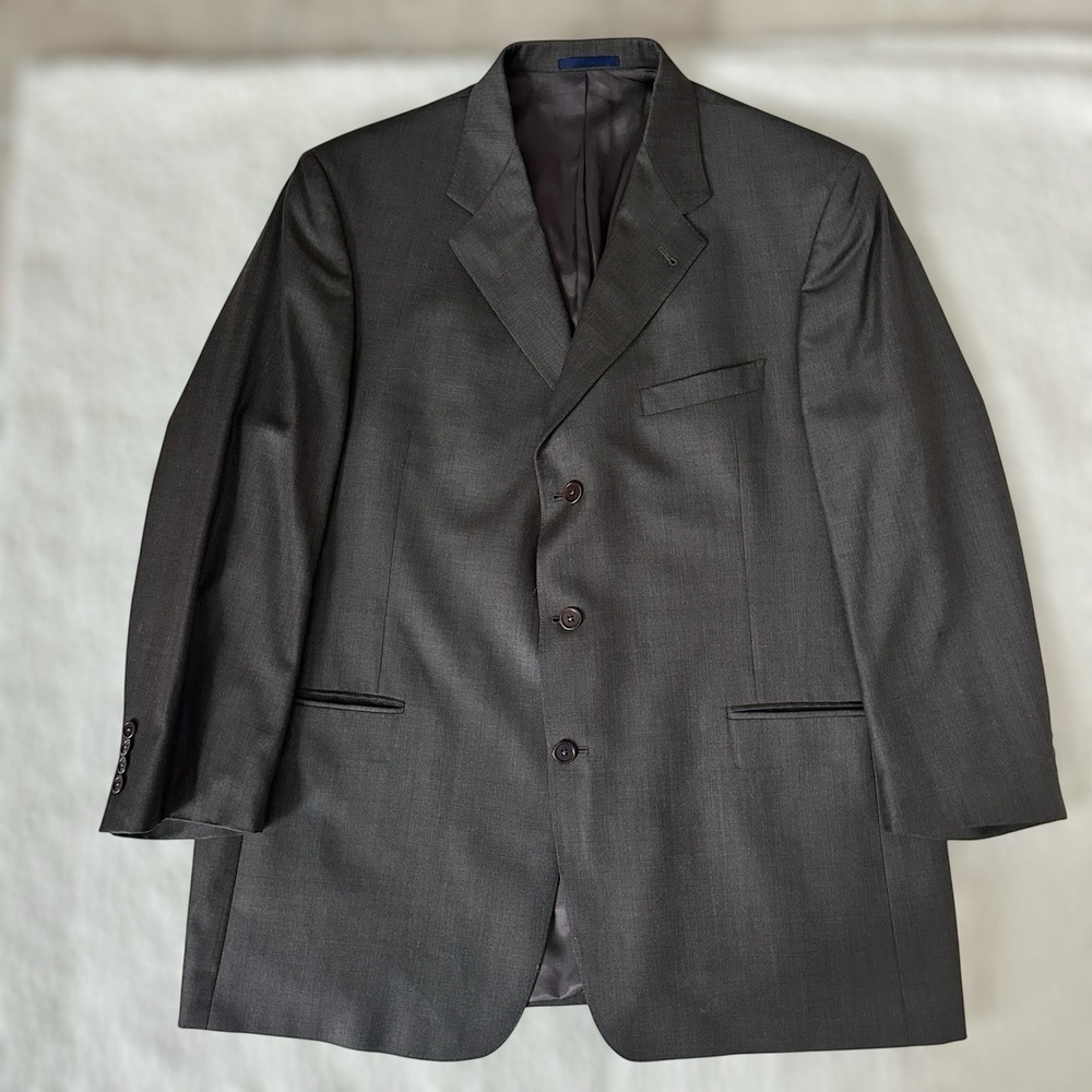 Daniel Cremieux Men's 46R Blazer Sport Coat Premium Italy Loro Piana Wool Brown
